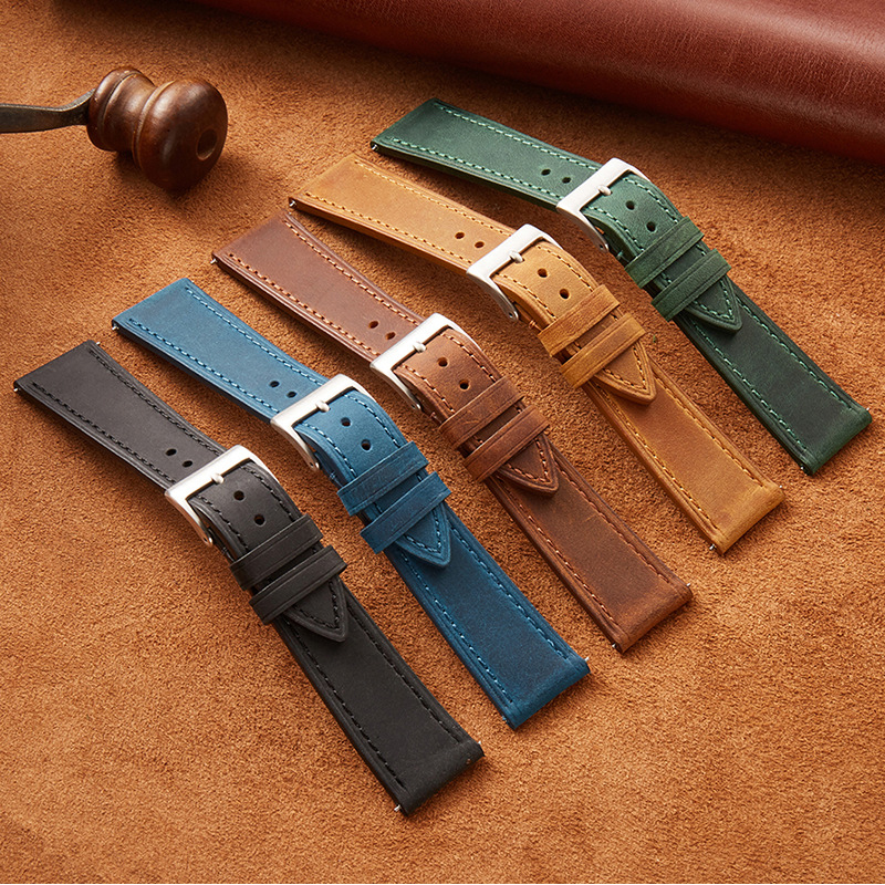 Leather Strap Quick Release - Vintage Watch Strap Quick Release 18mm