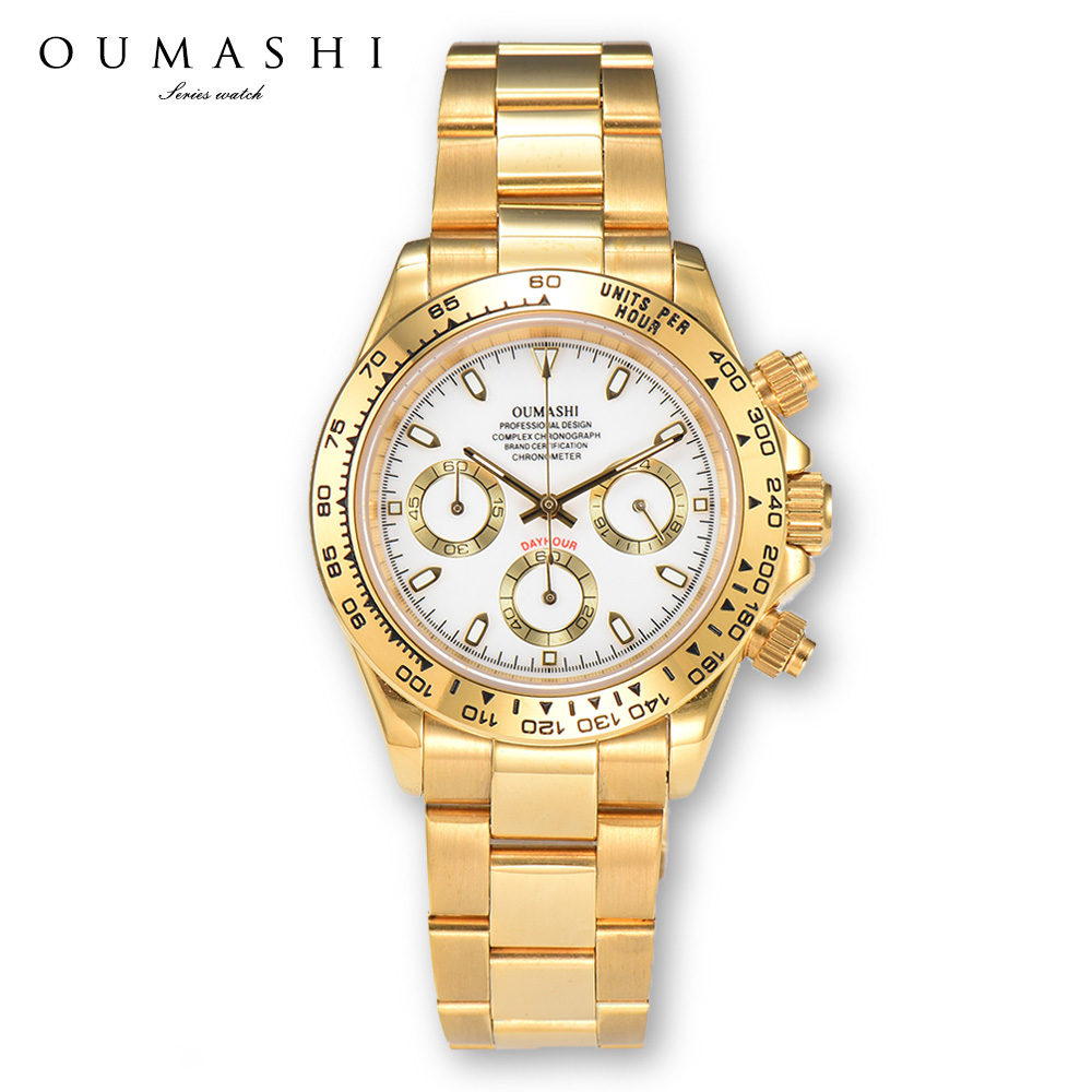 39mm VK63 watch Gold Stainless – обзор и цена Stainless Bracelet Diver