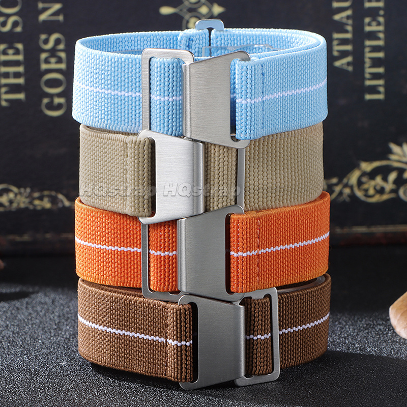 18/20/22mm Elastic Nylon Watch – обзор и цена Parachute Strap Elastic