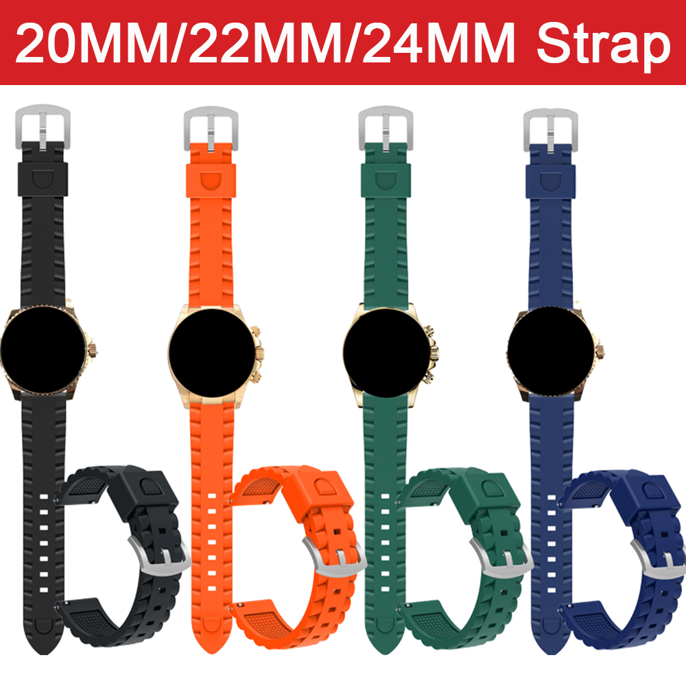 Soft Silicone Strap For 20mm 2 – обзор и цена Silicone Watch Band 22Mm
