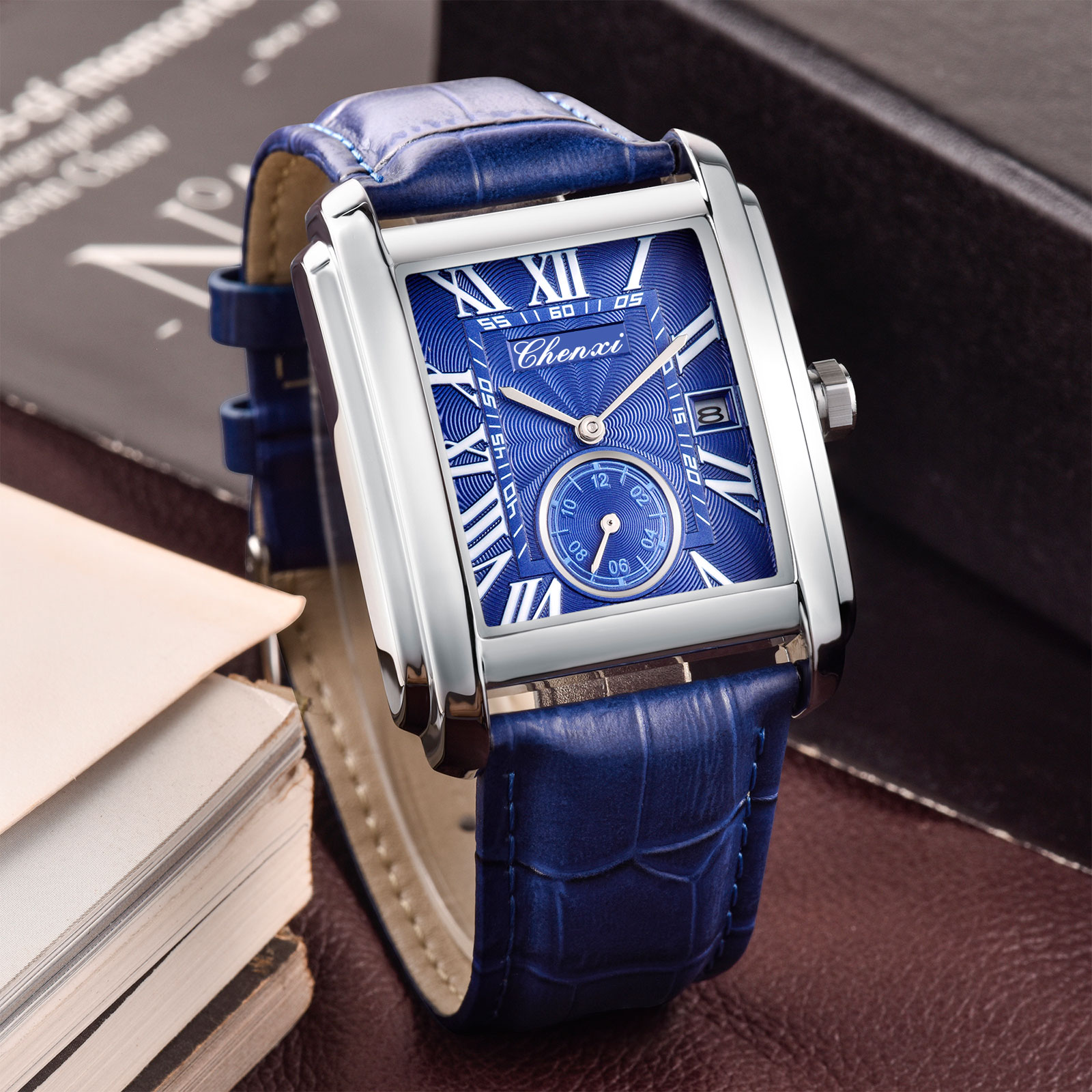 Chenxi 8216 New Fashion Boy Cl – обзор и цена Leather Watch Band Men