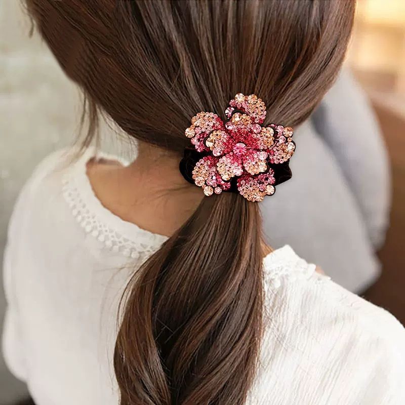 Women Rhinestone Scrunchies Ve – обзор и цена Silicone Band Women