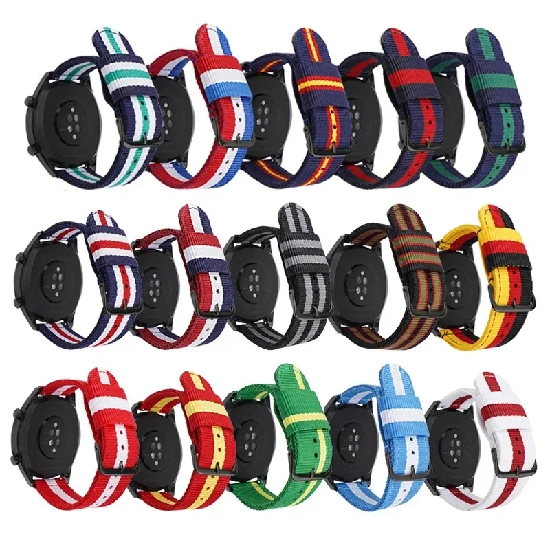 Nylon Watch Strap 20mm 22mm Qu – обзор и цена Canvas Strap Watch
