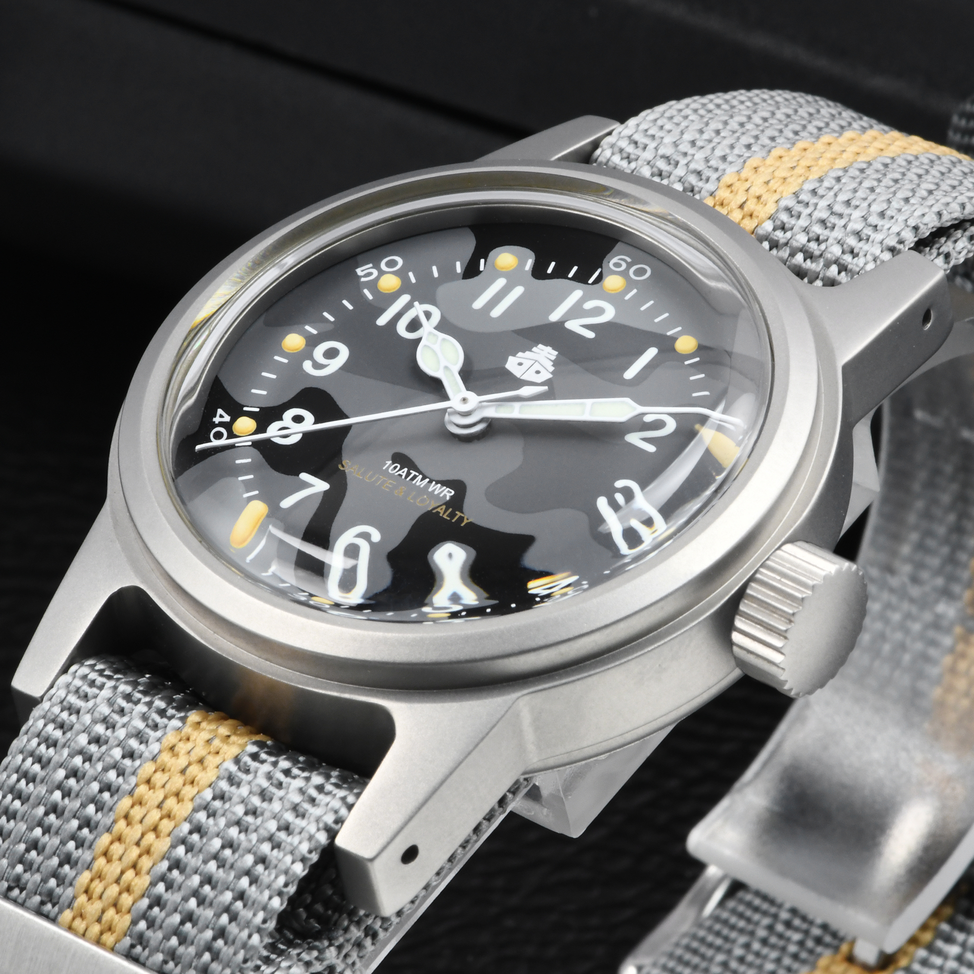 TEKAPO Replica World War II Re – обзор и цена Canvas Strap Watch