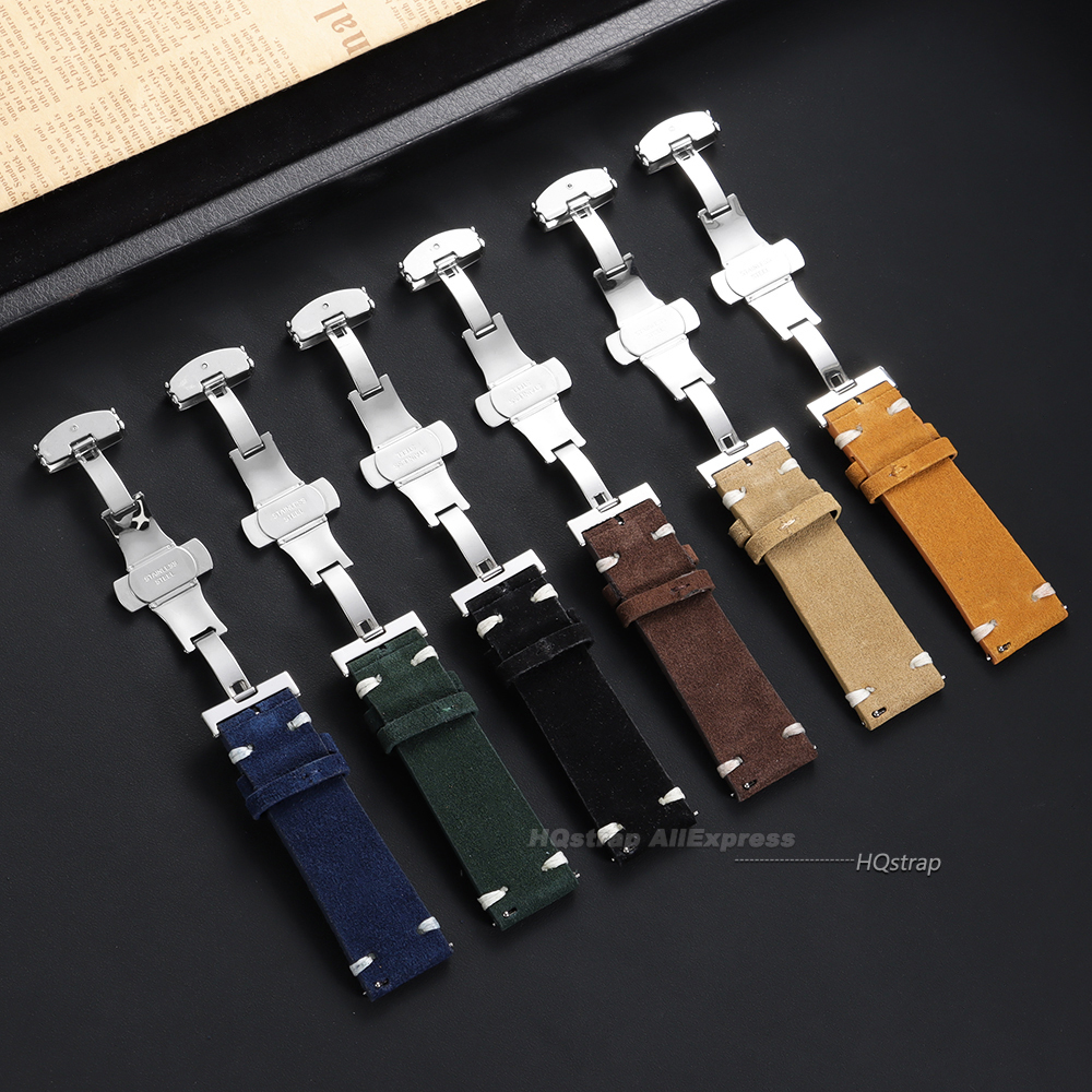Suede Leather Watch Strap 18mm – обзор и цена Suede Strap Watch