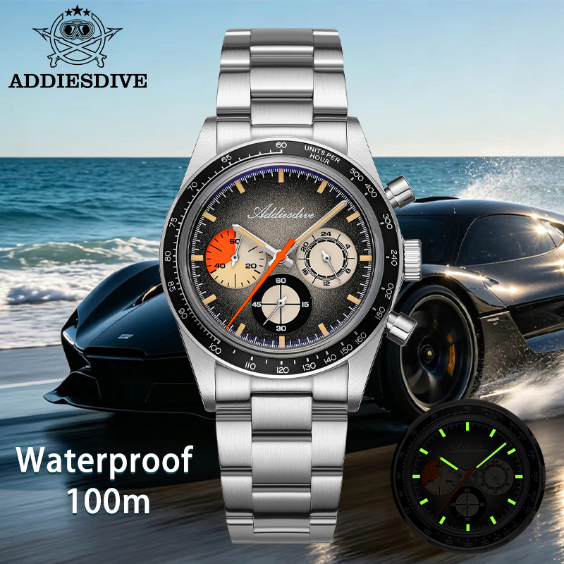 ADDIESDIVE 2026 NEW Chronograp – обзор и цена Tropic Strap Vintage