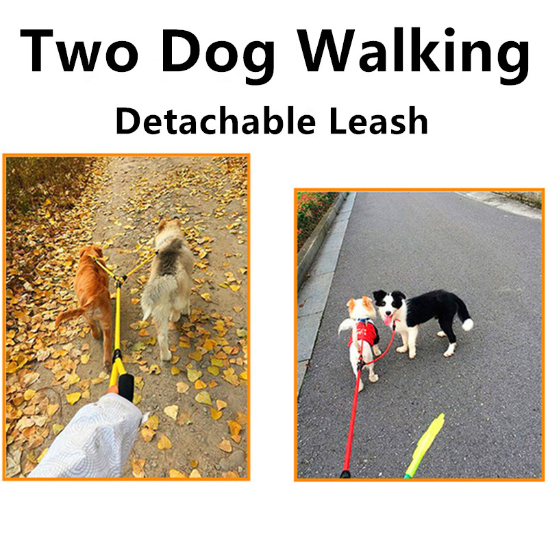 Dog Leash Double Leashes for D – обзор и цена Leather Strap Quick Release