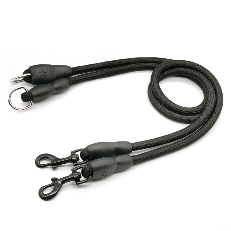 Dog Leash Double Leashes for D – обзор и цена Leather Strap Quick Release