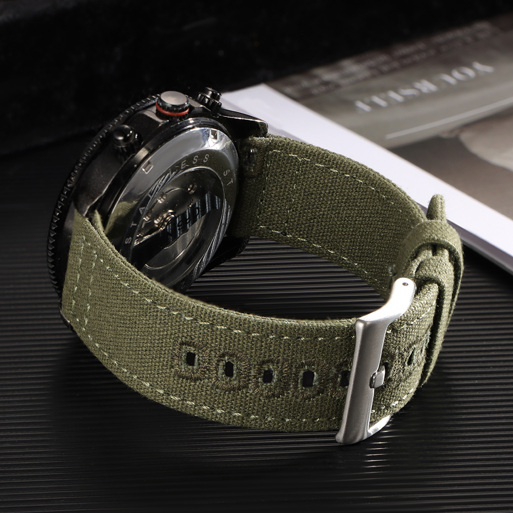Nylon Woven Canvas Watch Band  – обзор и цена Perlon Strap Woven