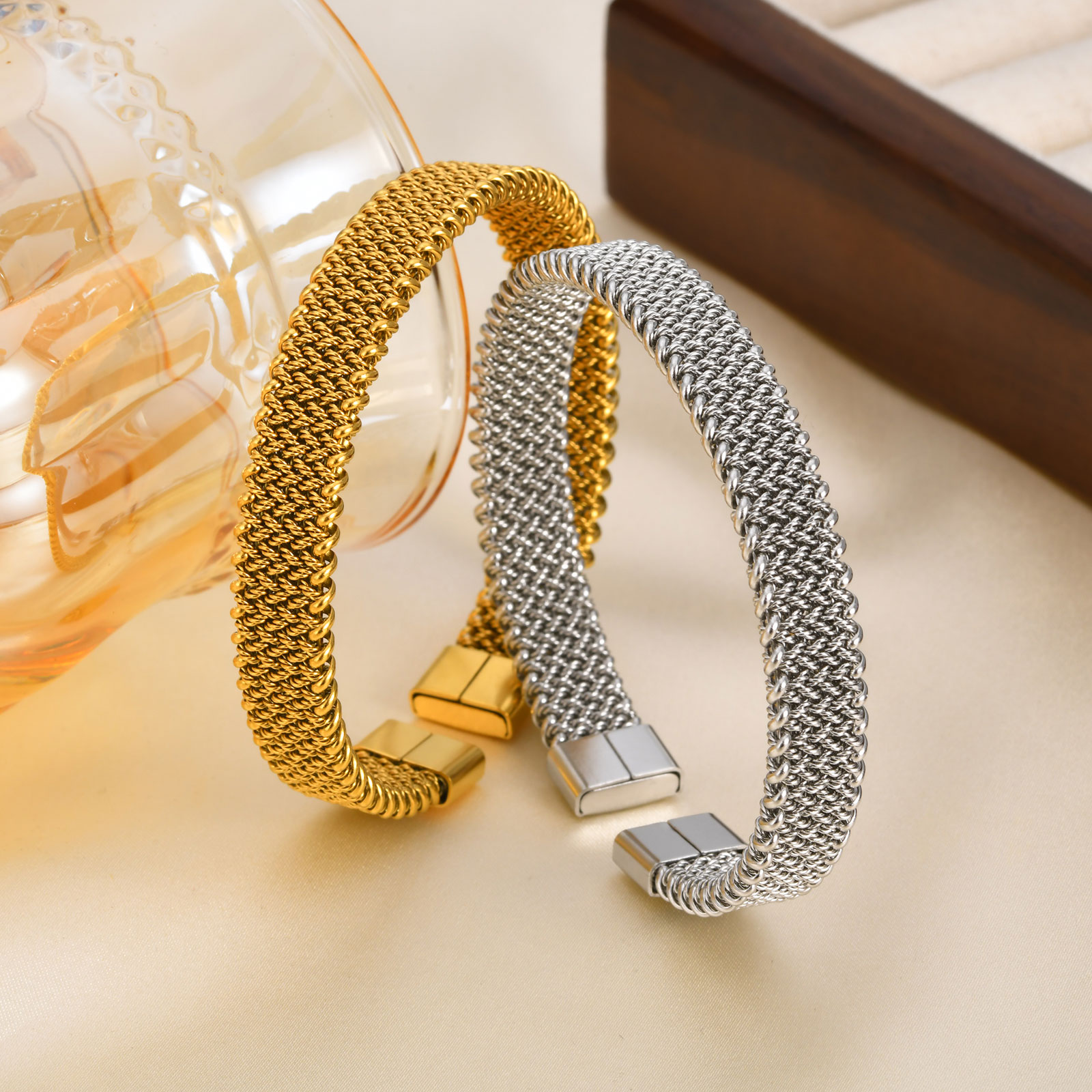 10mm Braided Stretch Strap Ope – обзор и цена Mesh Strap Metal