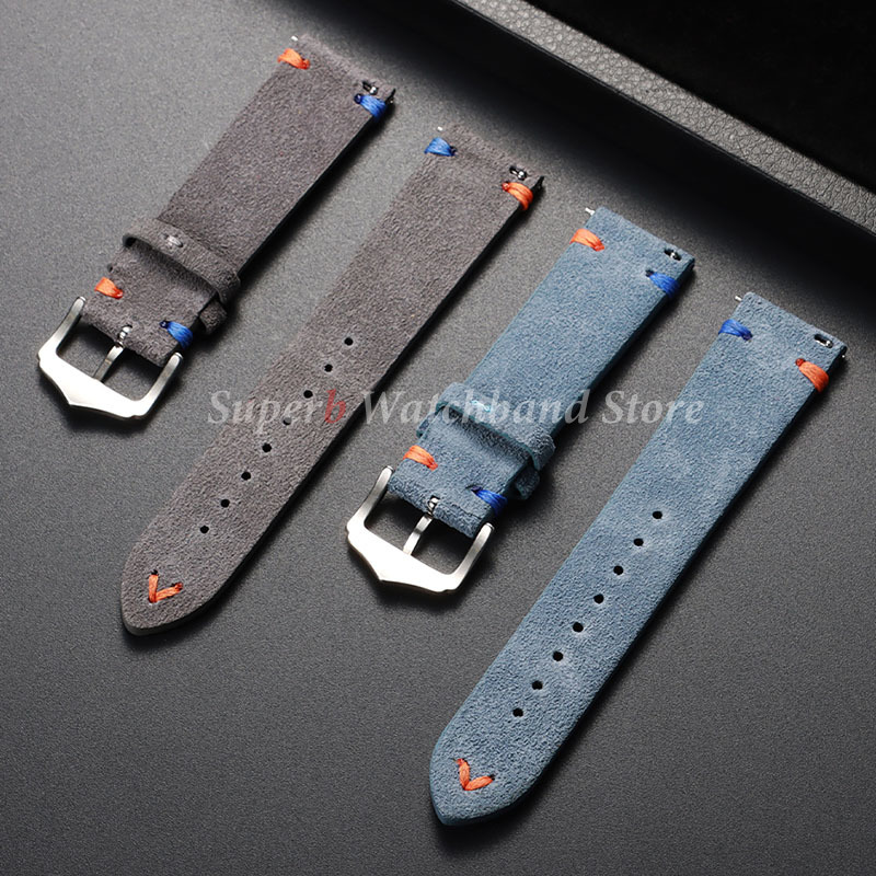Suede Leather Watch Strap 18mm – обзор и цена Suede Strap Watch