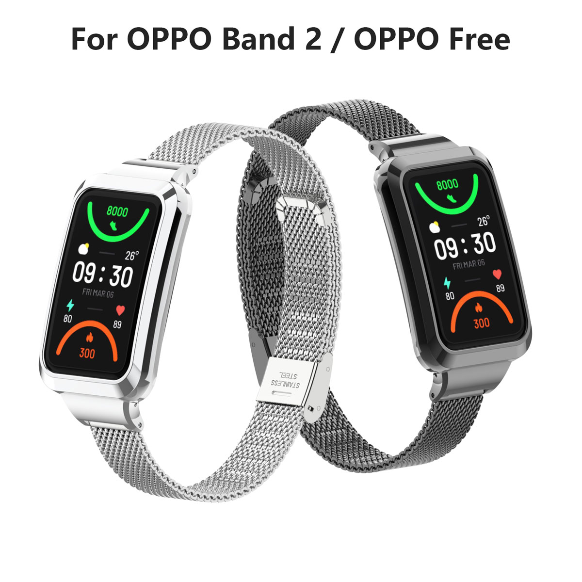 Suitable for Oppo Band 2 Stain – обзор и цена Mesh Strap Metal