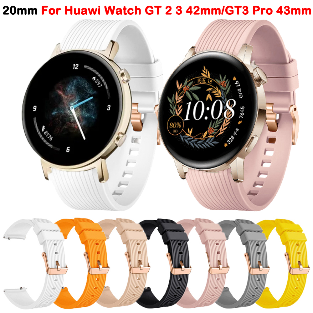 For Huawei GT2 42mm SmartWatch – обзор и цена Silicone Watch Band 22Mm