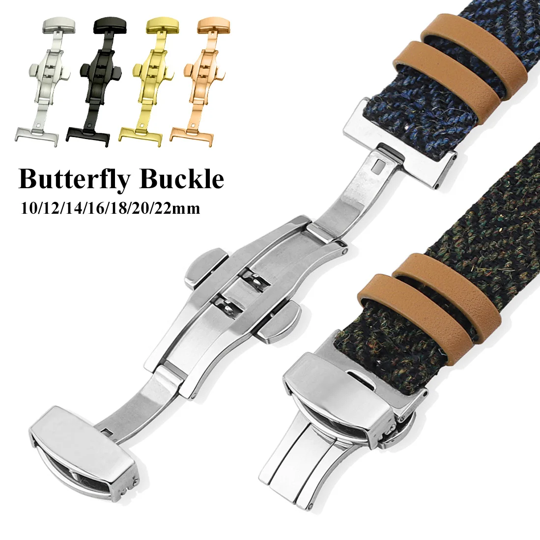 Stainless Steel Butterfly Fold – обзор и цена Rubber Strap Diver