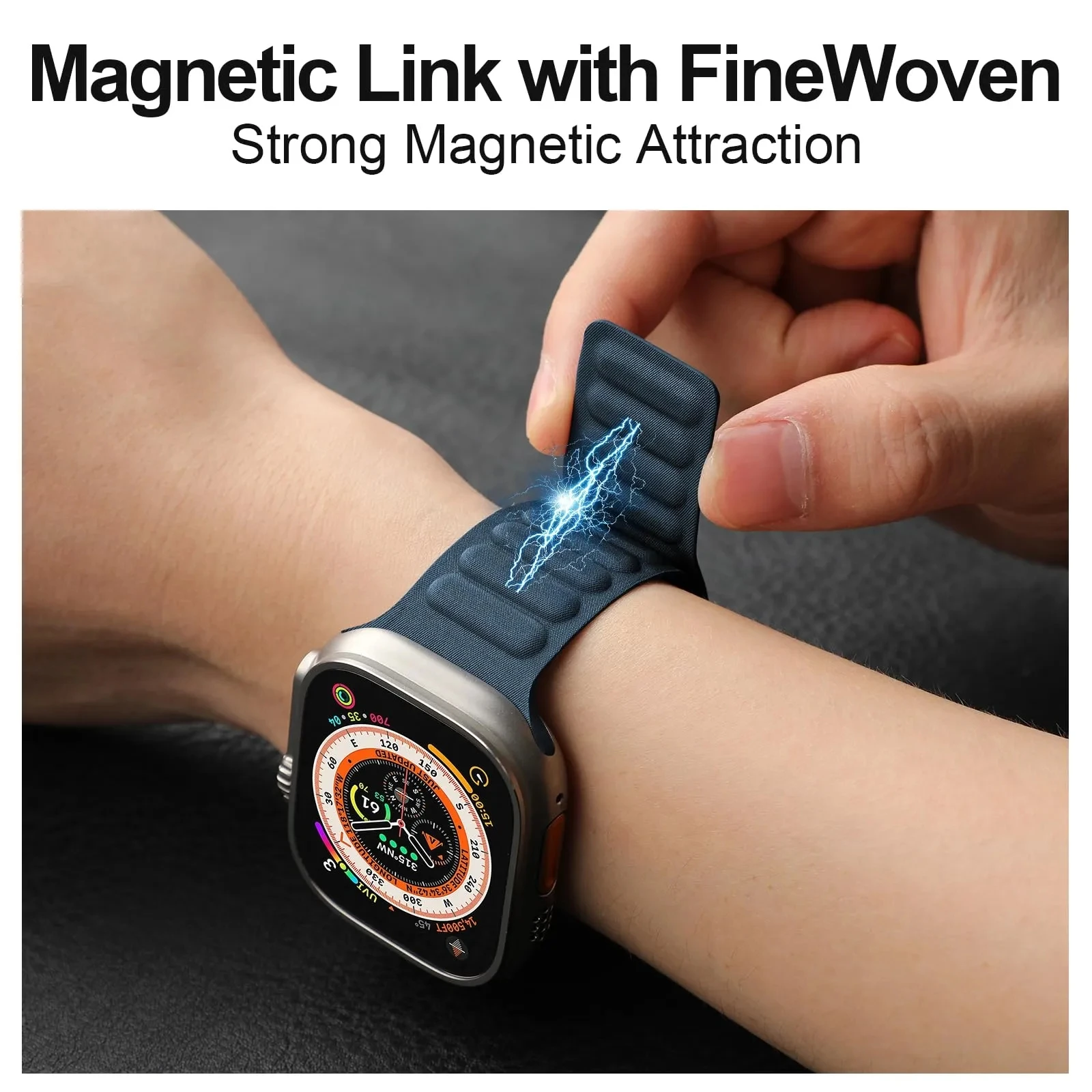 FineWoven Magnetic Loop Strap  – обзор и цена Milanese Loop Magnetic