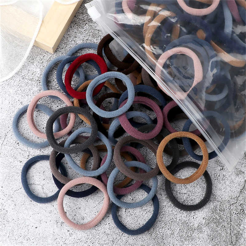 50PCS/Set Women Girls Basic Ha – обзор и цена Silicone Band Women
