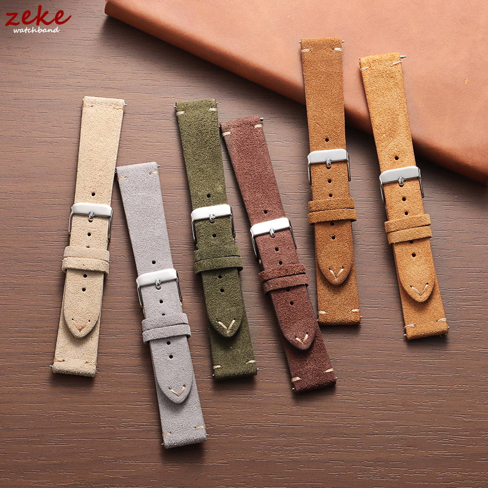 Vintage Soft Suede Leather Str – обзор и цена Suede Strap Watch