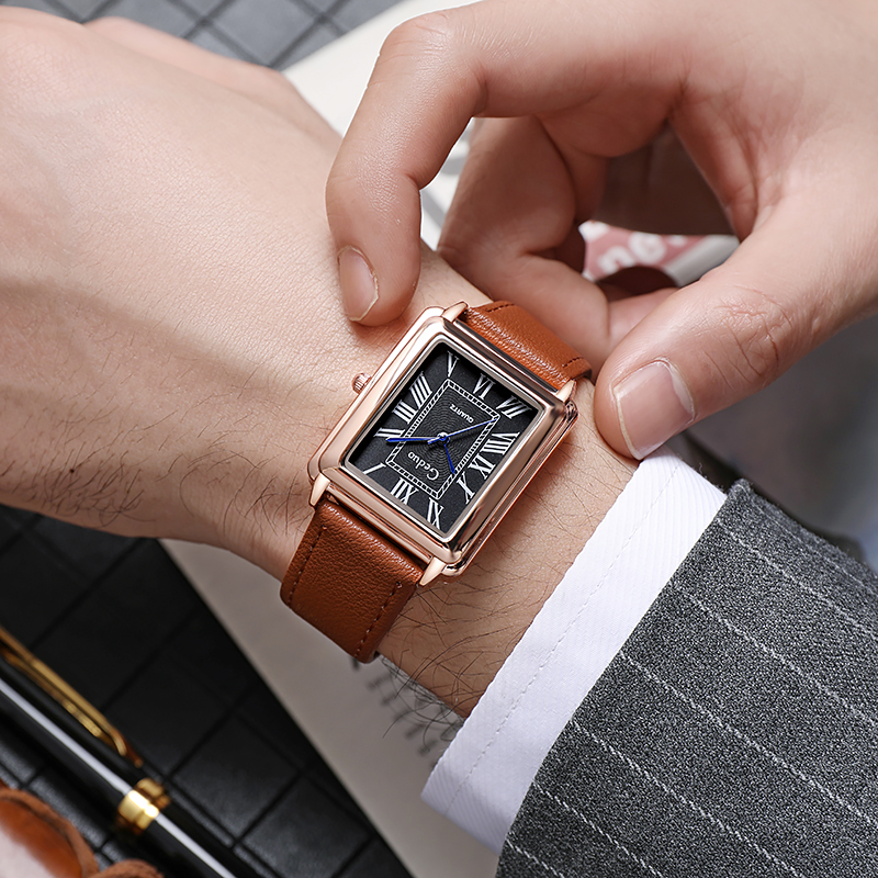 New Fashion Luxury Designer Re – обзор и цена Leather Watch Band Men