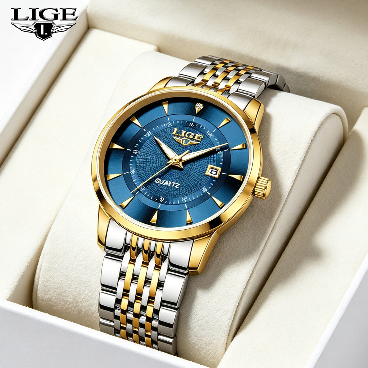 LIGE New 2025 Luxury Man Watch – обзор и цена Stainless Bracelet Diver
