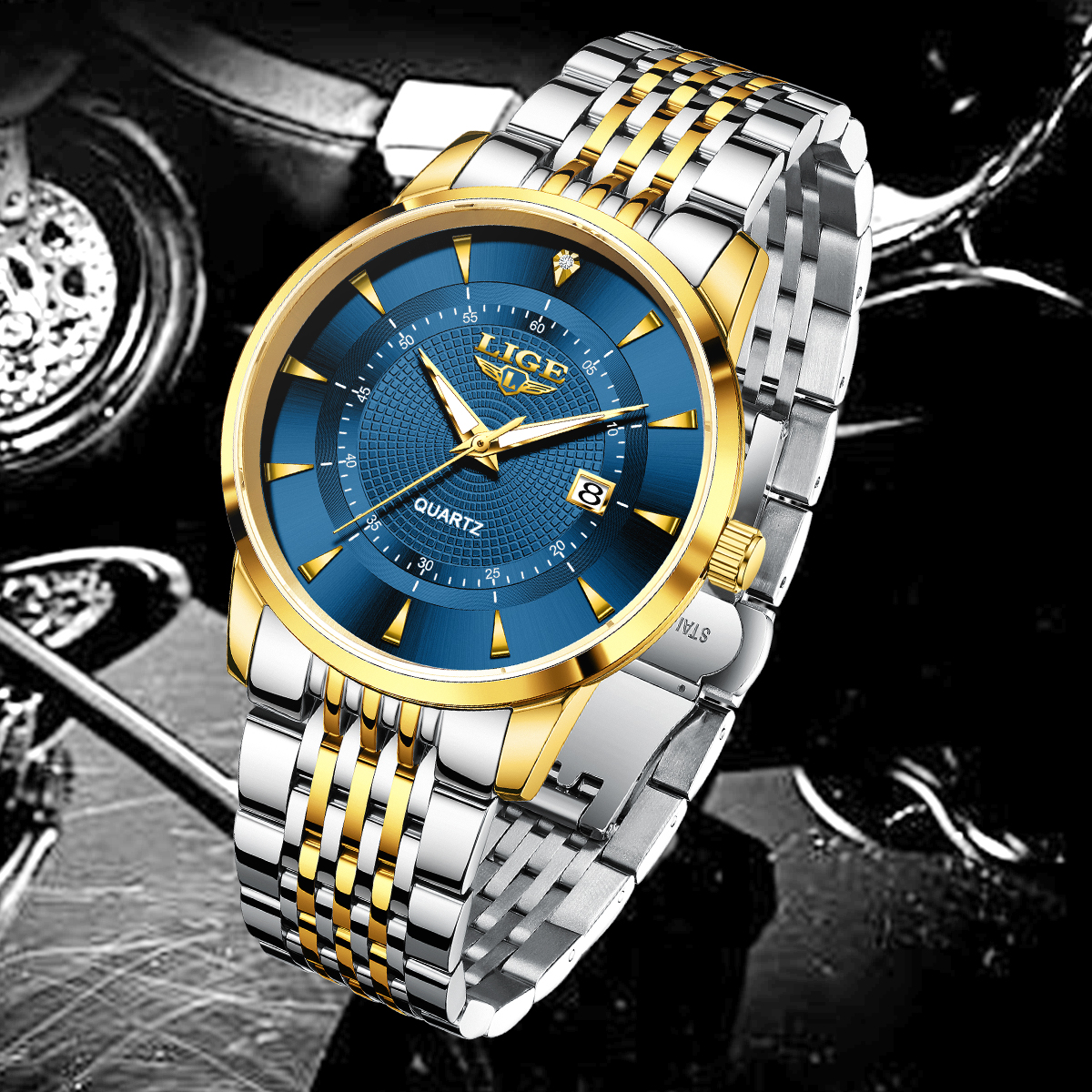 LIGE New 2025 Luxury Man Watch – обзор и цена Stainless Bracelet Diver