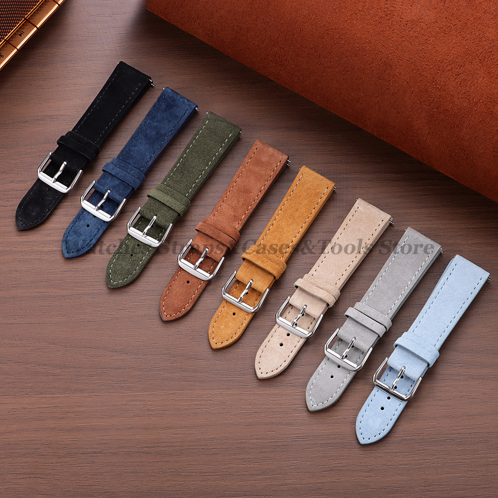 Vintage Suede Cowhide Watch St – обзор и цена Suede Strap Watch