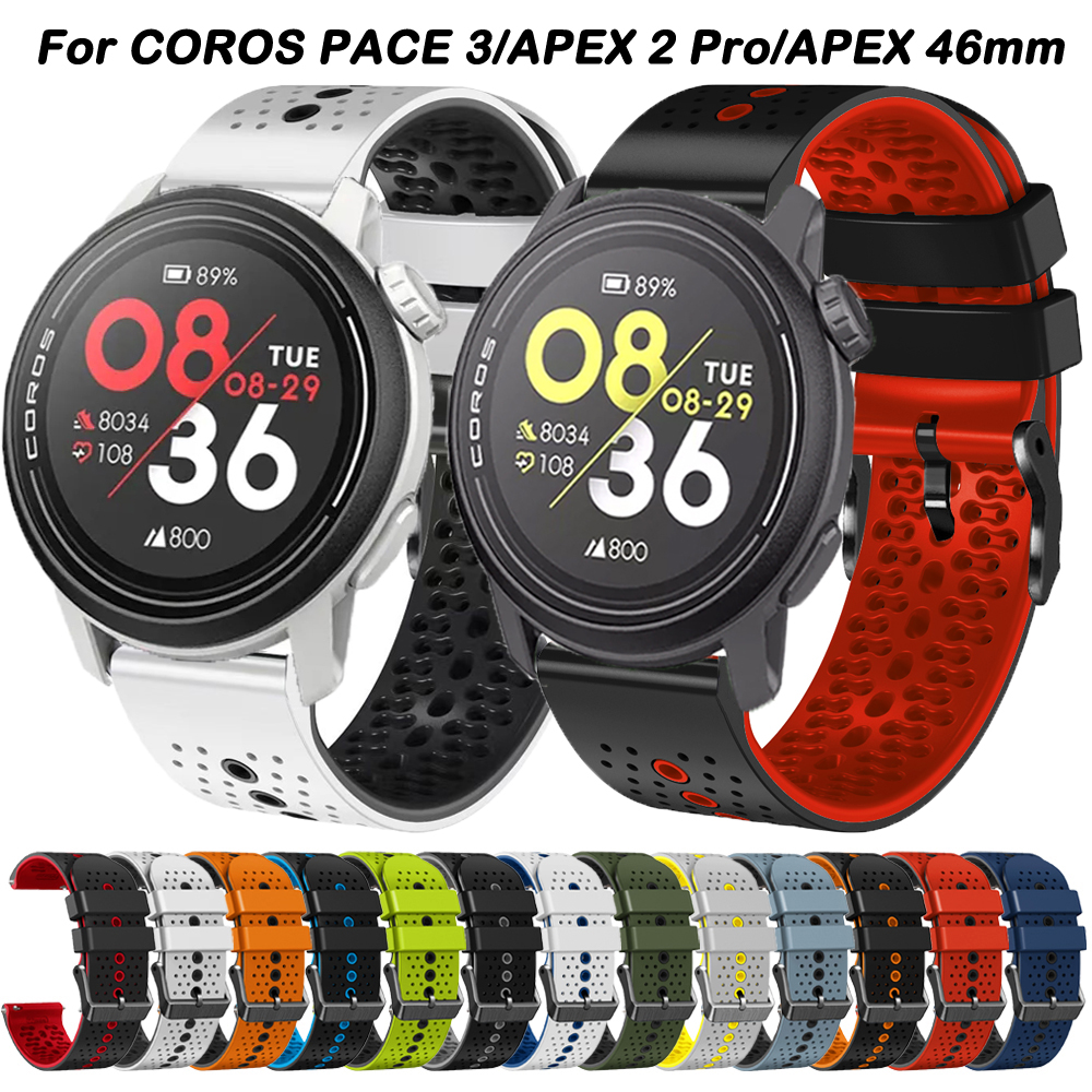 22mm Silicone Band For COROS P – обзор и цена Silicone Watch Band 22Mm