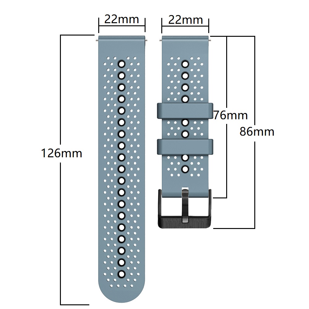 22mm Silicone Band For COROS P – обзор и цена Silicone Watch Band 22Mm