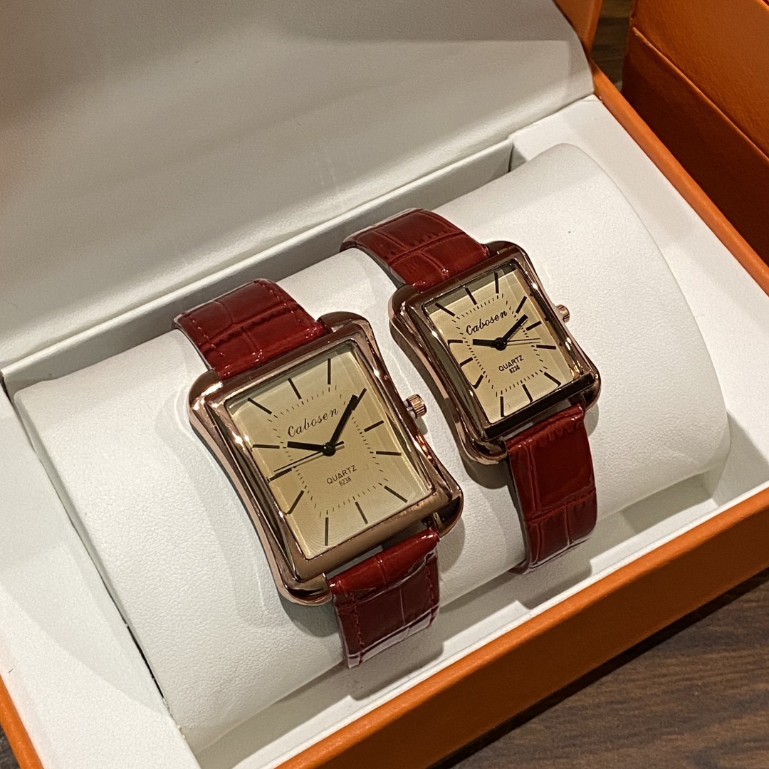 Couple Watch Quartz Movement B – обзор и цена Leather Watch Band Men
