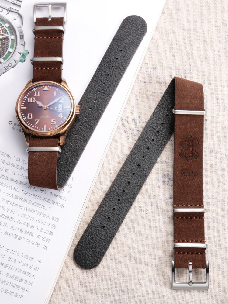 HEMSUT Genuine Leather Watch B – обзор и цена Tropic Strap Vintage