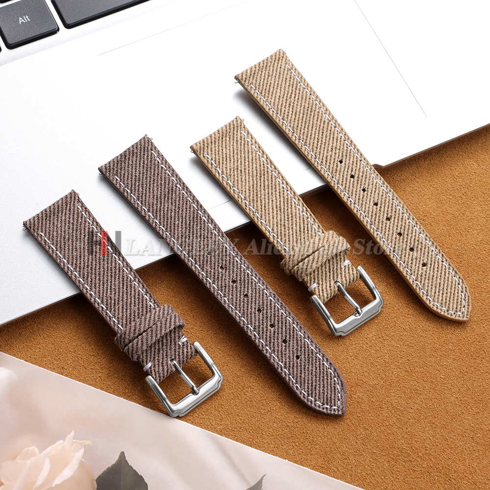 Denim Nylon Watch Strap Canvas – обзор и цена Canvas Strap Watch