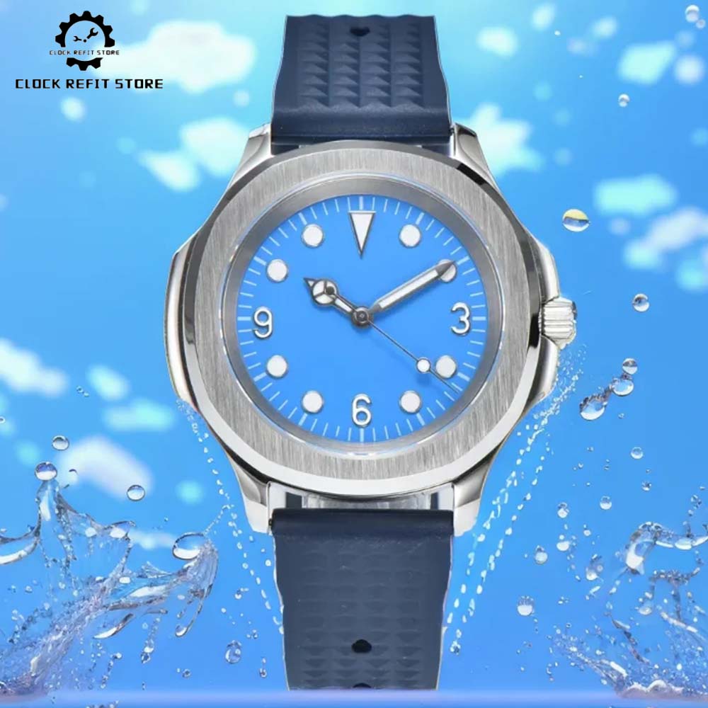 New 42mm NH35 Automatic Mechan – обзор и цена Rubber Strap Diver