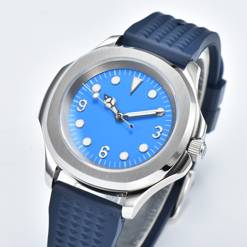 New 42mm NH35 Automatic Mechan – обзор и цена Rubber Strap Diver