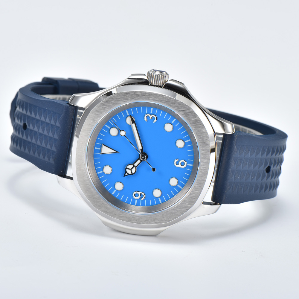 New 42mm NH35 Automatic Mechan – обзор и цена Rubber Strap Diver