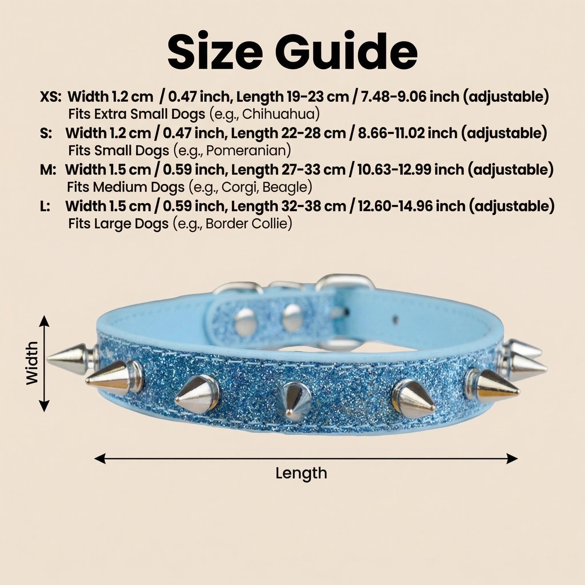 Punk Style Rivet Pet Collar Le – обзор и цена Leather Strap Quick Release