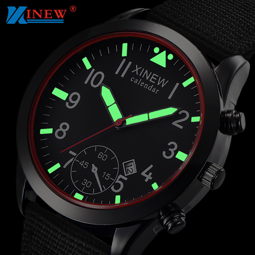 2020 XINEW Watches Men Fashion – обзор и цена Canvas Strap Watch