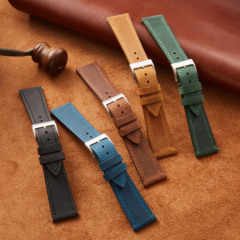 Vintage Watch Strap Quick Rele – обзор и цена Leather Strap Quick Release