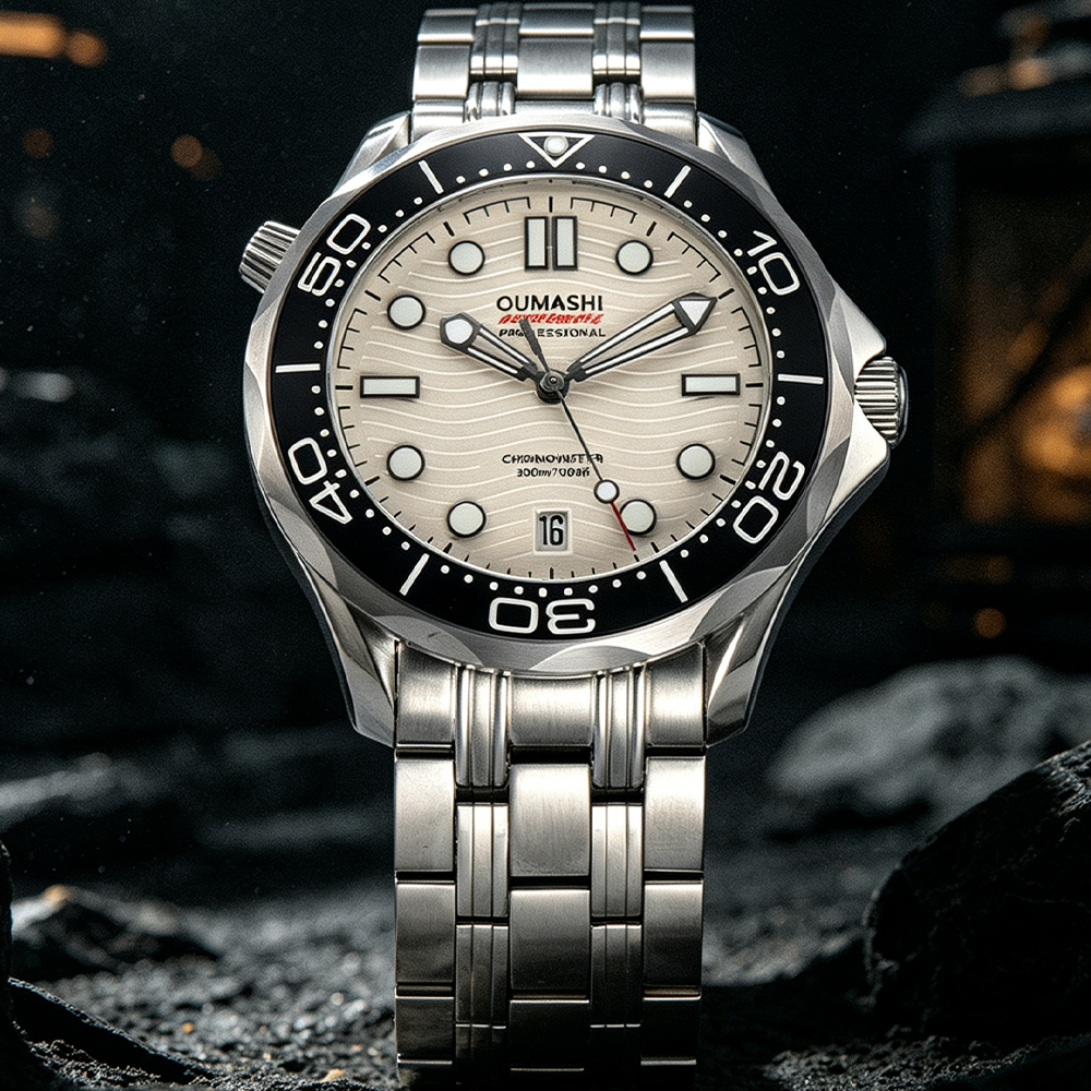 42mm luminous display men's wa – обзор и цена Stainless Bracelet Diver