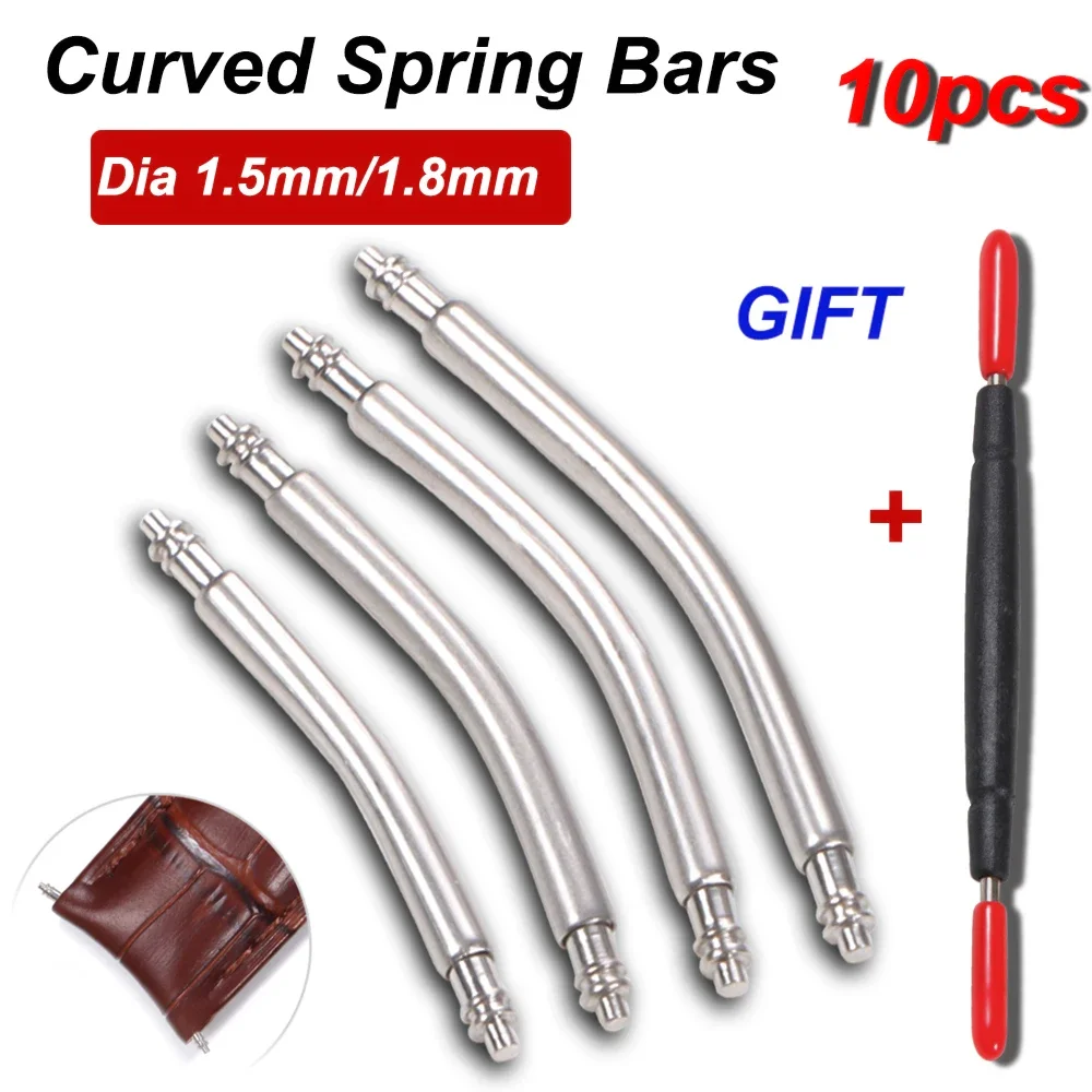 10pcs Curved End Spring Bar Di – обзор и цена Curved Spring Bar