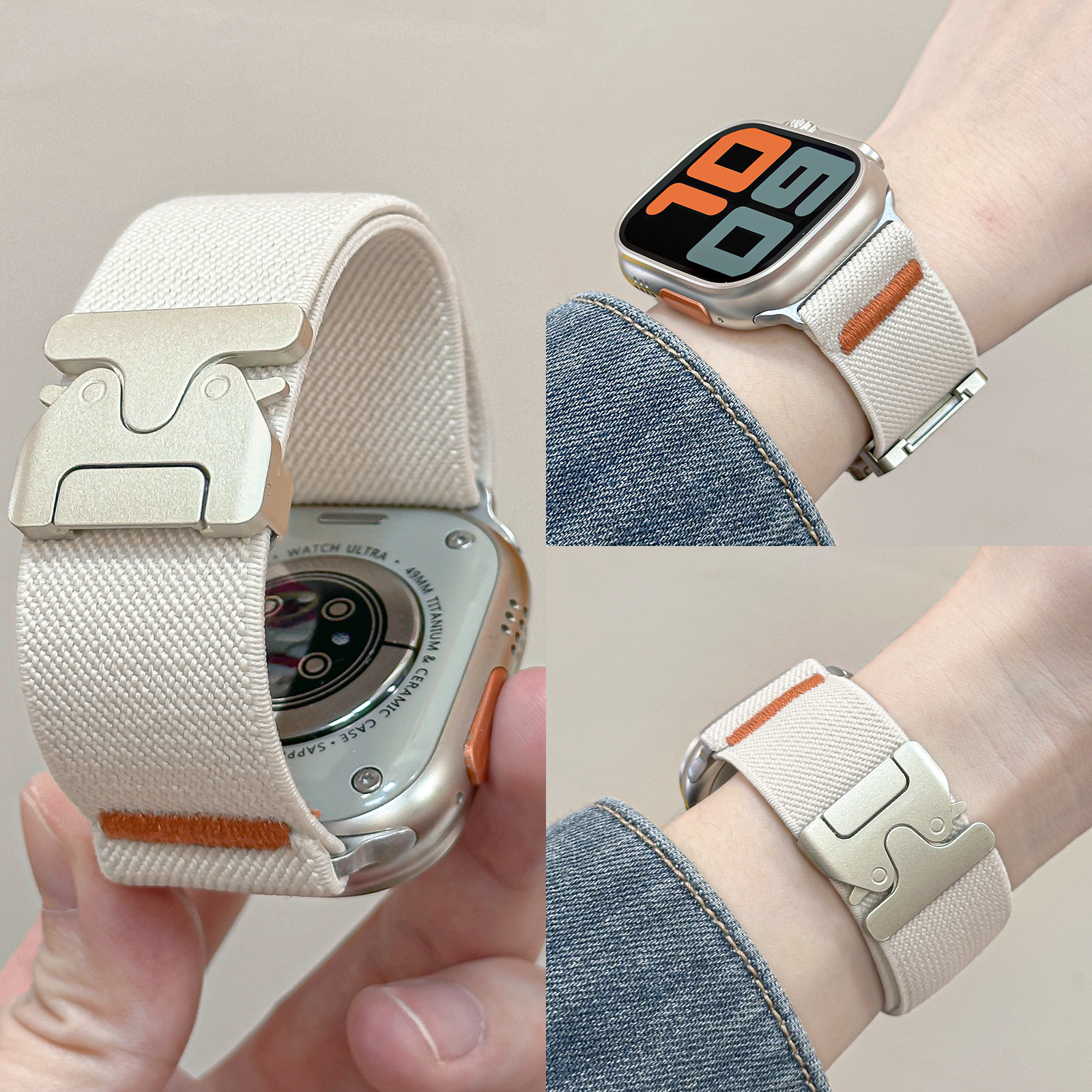 For Apple Watch Band Nylon Ela – обзор и цена Parachute Strap Elastic