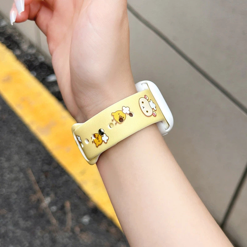 Cute Rilakkuma Print Silicone  – обзор и цена Silicone Band Women