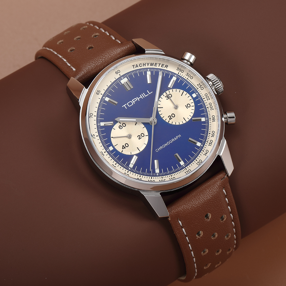 TOPHILL Vintage Racing Chronog – обзор и цена Tropic Strap Vintage