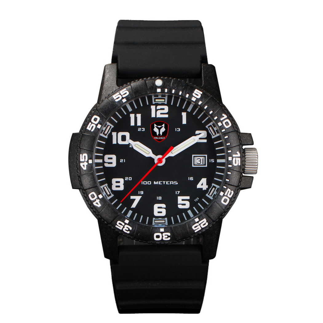 Hnlgnox Mens Pilot Watches Spo – обзор и цена Rubber Strap Diver