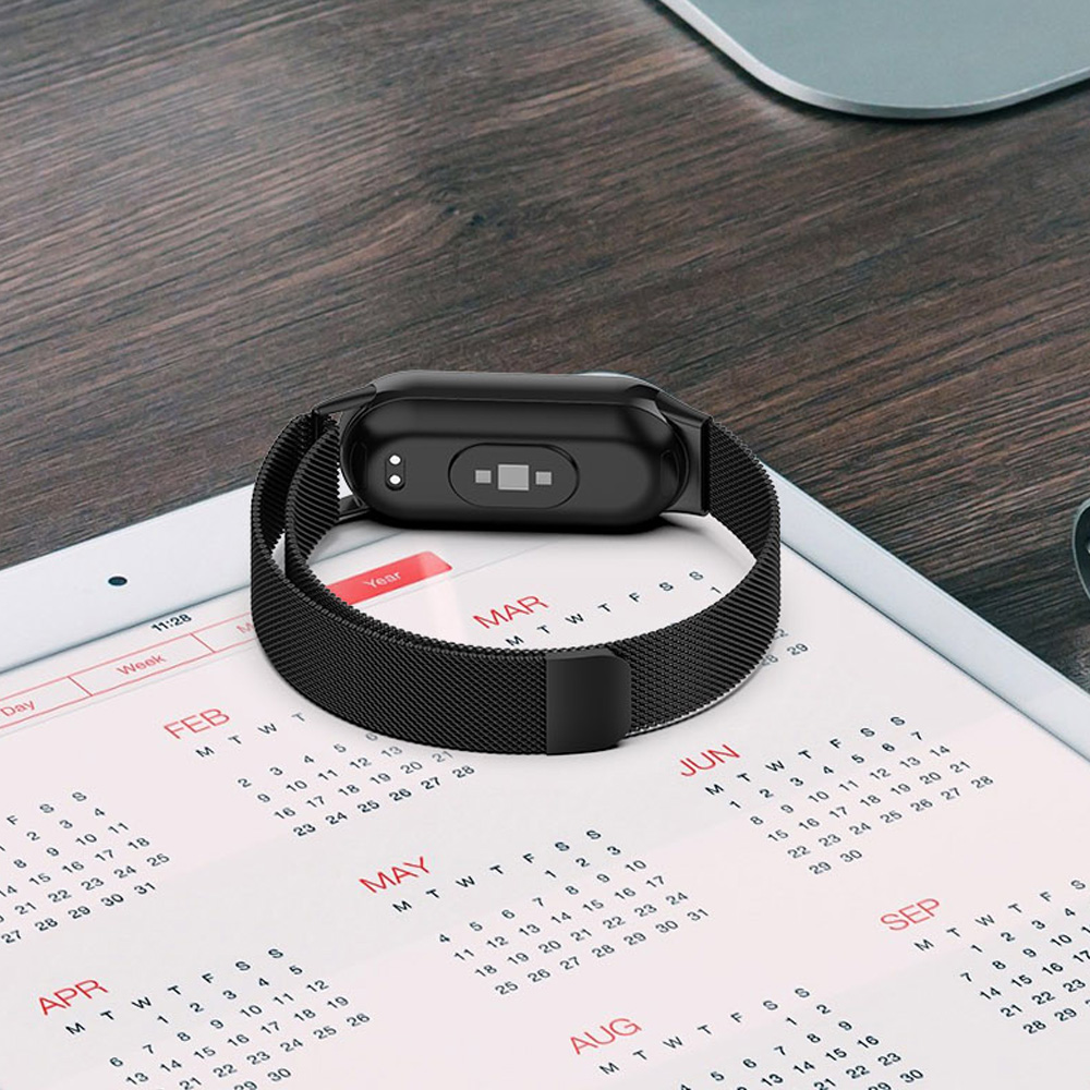 Strap For Xiaomi Mi Band 8 9 a – обзор и цена Milanese Loop Magnetic