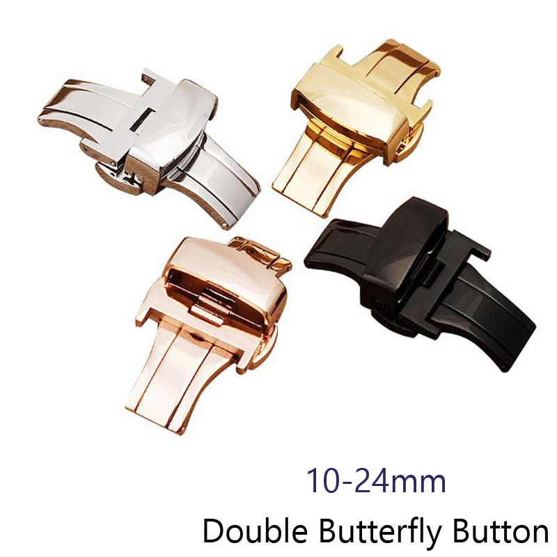 Automatic Double Click Butterf – обзор и цена Butterfly Clasp Deployant