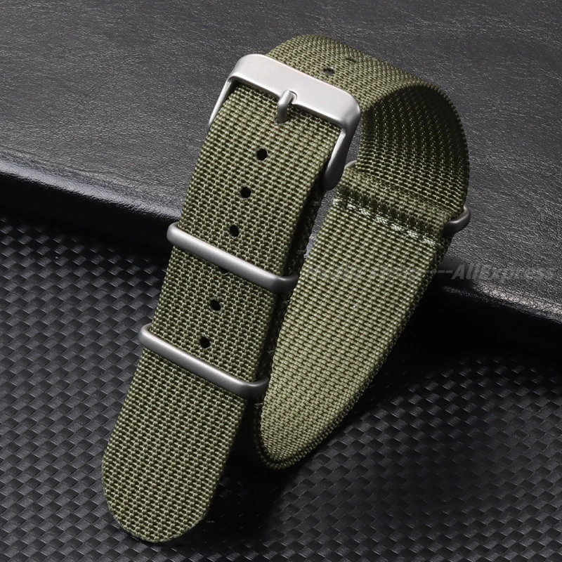 Ribbed Nylon Watch Strap 18mm  – обзор и цена Nato Strap Nylon