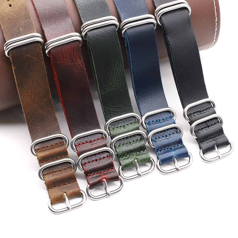 Genuine Leather Watch Band 18m – обзор и цена Suede Strap Watch