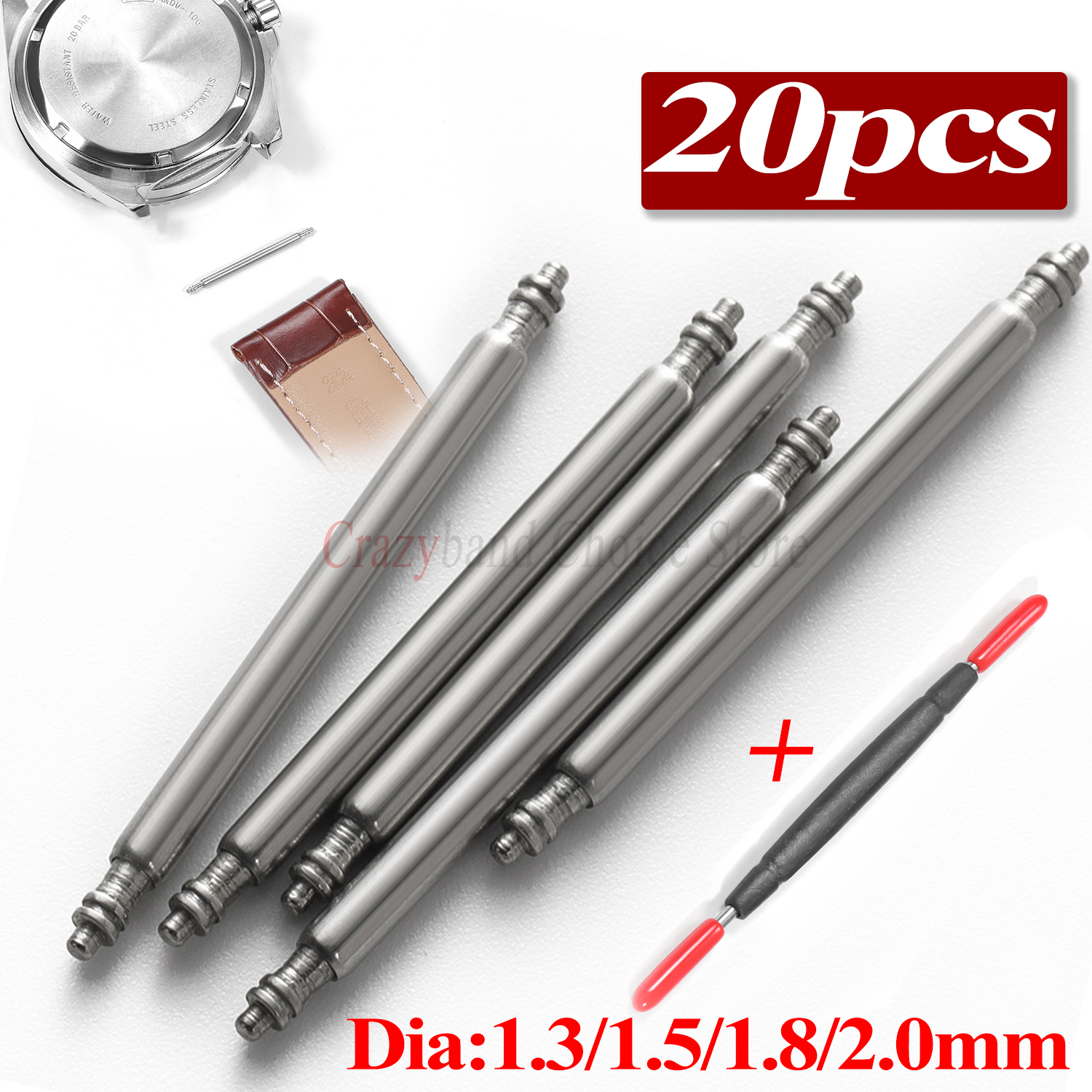 20pcs Metals Watch Band Pins 1 – обзор и цена Spring Bar Tool Set