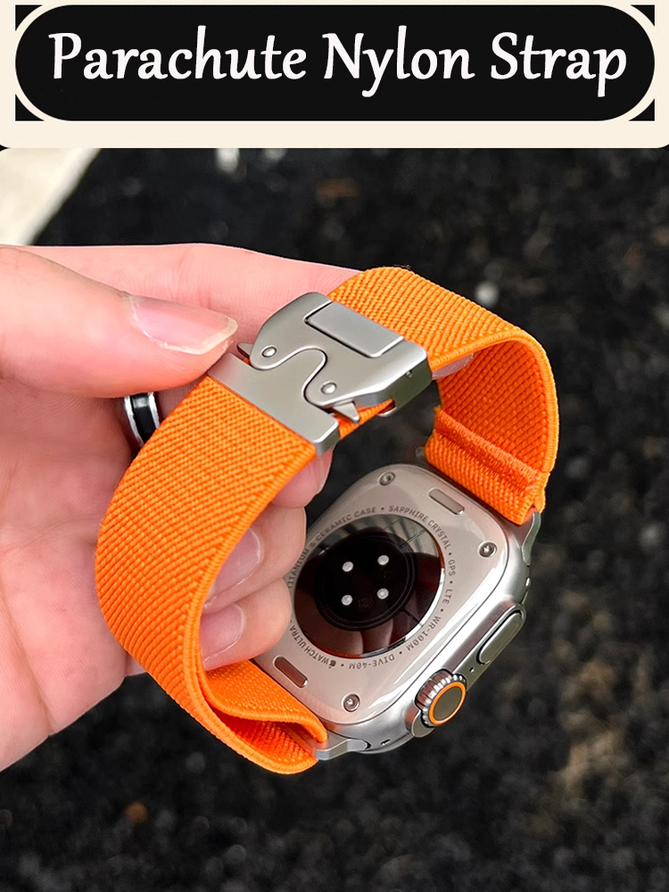 Straps For Apple Watch ultra 2 – обзор и цена Parachute Strap Elastic