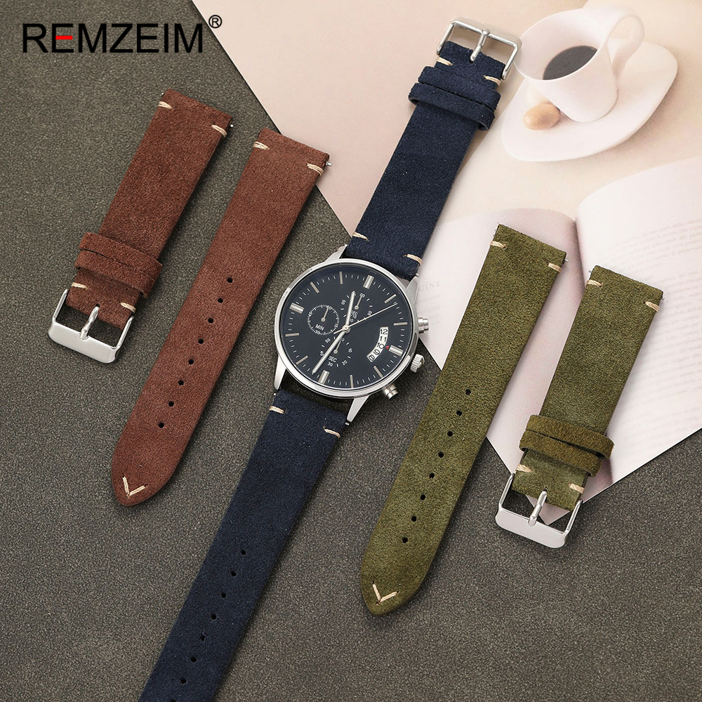 Unisex Suede Leather Watch Bel – обзор и цена Suede Strap Watch
