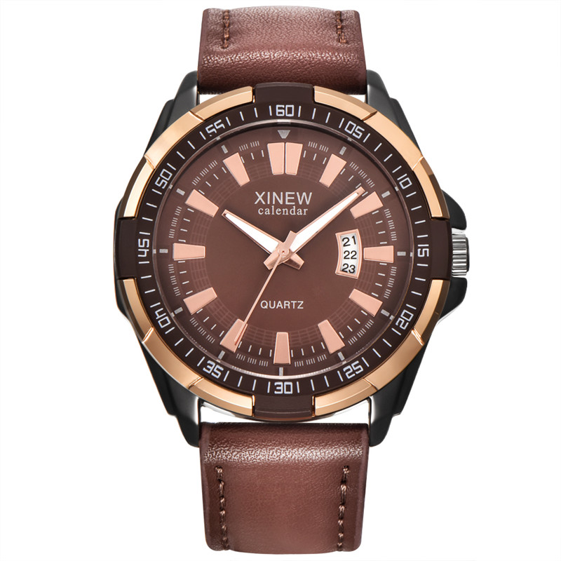 Men XINEW Brand Watches Studen – обзор и цена Leather Watch Band Men